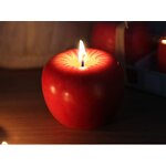 Candle Manufacturer - Creative Christmas Eve Gift Painted Apple Simulation Fruit for Festival Atmosphere