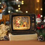 Night Light Manufacturer - New Year Christmas Music Snow Water TV Decoration Music Box Holiday Gift