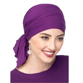 Headwrap Manufacturer - Hot Selling Skin Friendly Fabric Girl Scarf Turban Fashion Modal Women Pre Collared