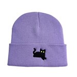 Beanies Manufacturer - Factory Direct Sale Custom Knitted Cat with Cartoon Letter Pattern