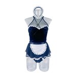 Maid Uniform Manufacturer - Halloween Costumes Cosplay 3-Piece Set With Hairband Lingerie Lace Temptation Women Sexy