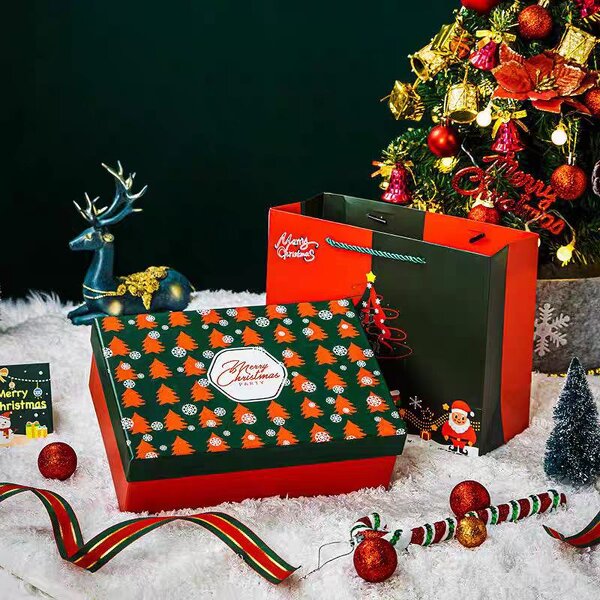 Gift Box Manufacturer - Wholesale Amazon Hot Selling Christmas Packaging with Stamping for Holiday