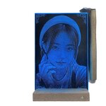 Photo Engraving Manufacturer - Custom Glass Portrait High-Definition Etched Art