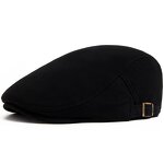 Newsboy Cap Manufacturer - Spring Autumn Men's British Retro Minimalist Light Panel Beret Women's Cotton Knit