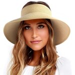 Straw Hat Manufacturer - Foldable New Summer Women's Hollow Top Adjustable Bow Large Edge for Outdoor Travel