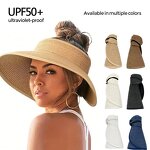Straw Hat Manufacturer - Foldable New Summer Women's Hollow Top Adjustable Bow Large Edge for Outdoor Travel