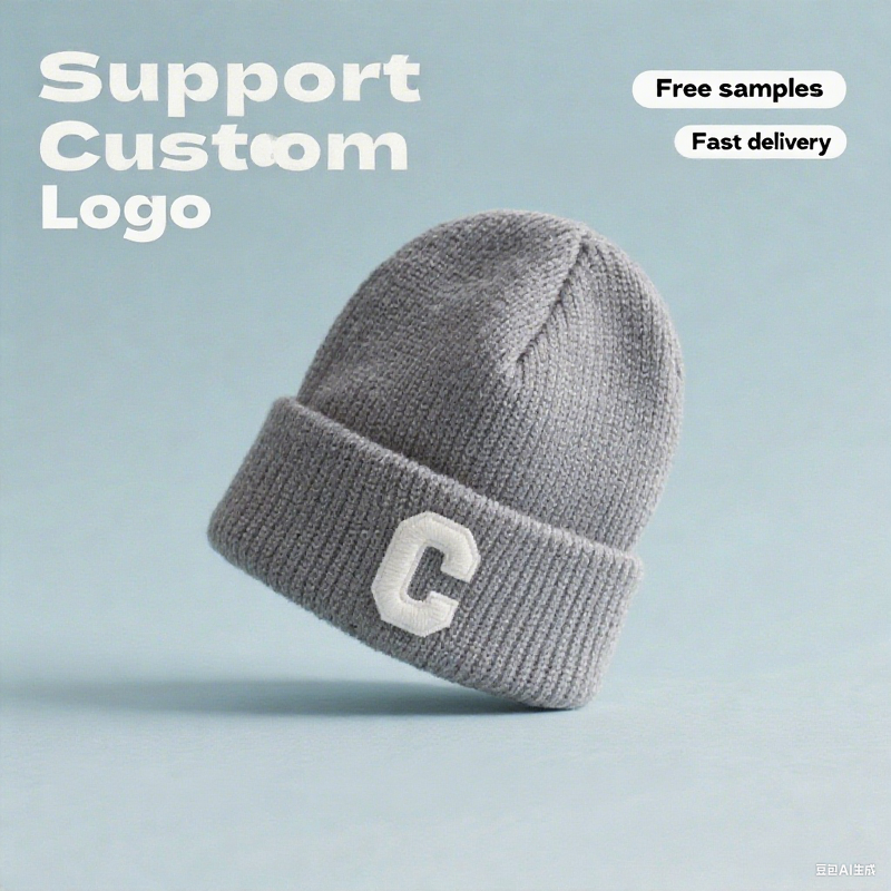 Beanie Cap Manufacturer - Custom Embroidery 100% Cotton Cuffed for Ski Travel