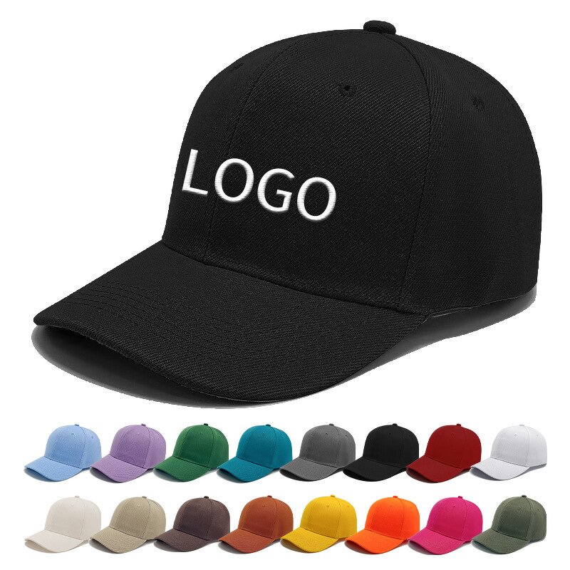 Baseball Cap Manufacturer - Wholesale Cotton Unisex with Metal Buckle 5 or 6 Panel Custom Logo