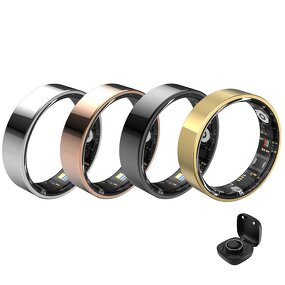 Smart Ring Manufacturer - 2025 SANVNET TK5 Heart Rate 5ATM+IP68 Waterproof Charging Box Fitness Tracker