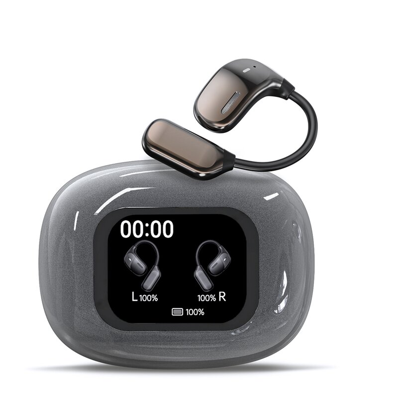 Smart Earbuds Manufacturer - 2025 JM16 AI Translation 150 Languages BT 5.4 LCD Touch Screen Sport