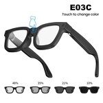 Smart Glasses Manufacturer - E03C Electrochromic 8MP Camera AI Translation Photochromic Lenses 2026
