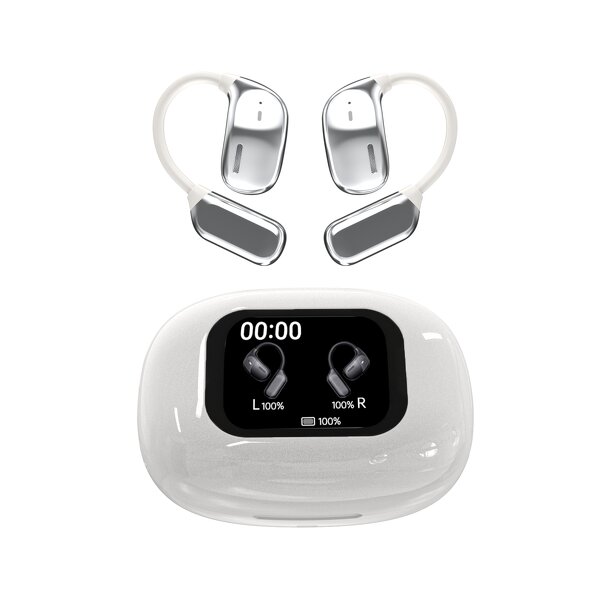 Smart Earbuds Manufacturer - 2025 JM16 AI Translation 150 Languages BT 5.4 LCD Touch Screen Travel