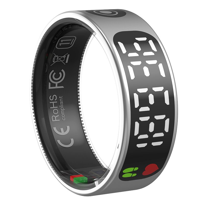 Smart Ring Manufacturer - 2025 Sanvnet V9 5ATM Waterproof Multi-Language Heart Rate Multi Sports