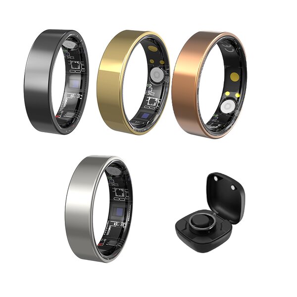 Smart Ring Manufacturer - 2025 TK5 Heart Rate Blood Pressure Waterproof Fitness Sports AI Charging Case