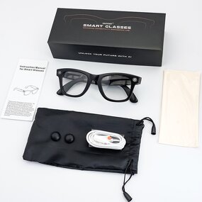 Smart Glasses Manufacturer - 2025 GS4 MAX 8MP Camera Intelligent Recognition AI Translation