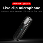 Lavalier Microphone Manufacturer - Clip on Mini Wireless Stereo Type C 2.4G for Iphone/ipad Vlog