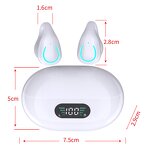 TWS Earbuds Manufacturer - 2025 YYK-Q71 LED Screen BT Call Noise Cancelling Call Music Smart