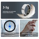 Smart Ring Manufacturer - 2025 Sanvnet GR15 50M Waterproof Step Count Blood Pressure Sleep Monitor