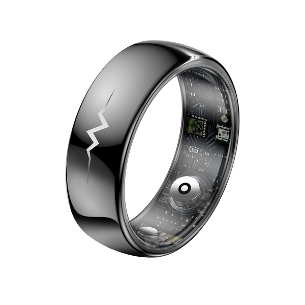 Smart Ring Manufacturer - Sanvnet Q520 2025 Alloy Case 5ATM Ink Screen Heart Rate Sleep Monitor