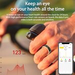 Smart Ring Manufacturer - 2025 R26 50M Waterproof Heart Rate Sleep Pedometer Fitness Tracker Unisex