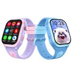 Kids Smart Watch Manufacturer - AS06 4G Curved Screen Rotating Camera Class Mode GPS+WIFI+LBS