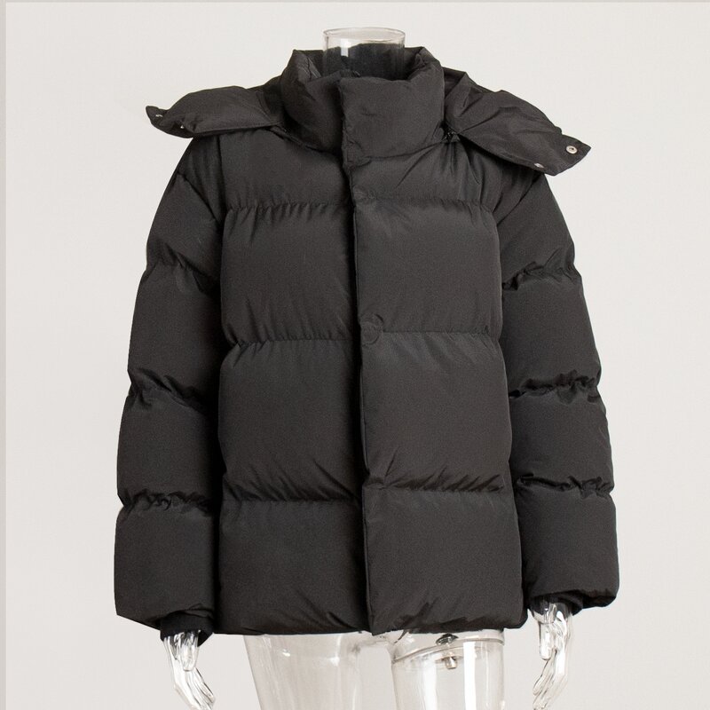 Hooded Down Jacket Manufacturer - 2025 Loose Versatile Warm for Women Winter