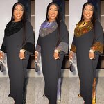 Muslim Dress Manufacturer - 2025 Hot Diamond Gathering Long Style Plus Size