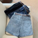 Women's Denim Shorts Manufacturer - 2025 High Waist Minimally Sleek Loose Wide Leg