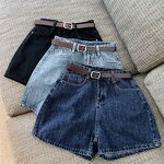 Women's Denim Shorts Manufacturer - 2025 High Waist Minimally Sleek Loose Wide Leg