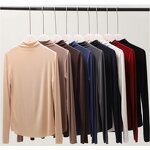 Turtleneck T-shirt Manufacturer - 10 Colors Slim Fit Modal for Women Spring Autumn
