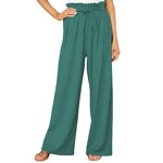 Women's Casual Pants Manufacturer - European American Loose Cotton Linen High Waisted