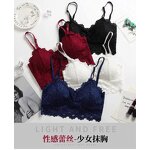 Women's Lace Bra Manufacturer - V-Sexy Breathable Knitted Integrated Comfortable Solid Color