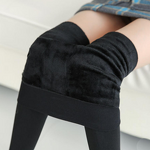 Women's Fleece Leggings Manufacturer - Elastic Tight Warm Stirrup Pantyhose Brushed