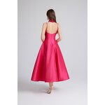 Women's Evening Dress Manufacturer - 2025 French Sexy Bareback V-neck Strap A-line