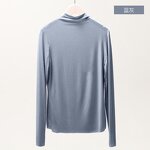 Turtleneck T-shirt Manufacturer - 10 Colors Slim Fit Modal for Women Spring Autumn