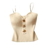 Knitted Sleeveless Vest Manufacturer - Button Chest Small Fragrance for Women Summer
