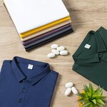 Men's Polo Shirt Manufacturer - 190gsm Cotton Solid Color Short Sleeve Casual