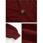 V-neck Cardigan Manufacturer - 2025 Fashion Long Sleeve Knitted for Women Spring Autumn