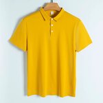 Men's Polo Shirt Manufacturer - 190gsm Cotton Solid Color Short Sleeve Casual