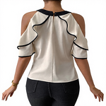 Double-layer Shirt Manufacturer - 2025 Bow Collar Short Sleeved for Women Summer