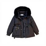 Fleece Coat Manufacturer - Big Hairy Collar Inner Velvet Warm for Women Winter