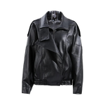 Retro Leather Jacket Manufacturer - Fashionable Outerwear for Women Spring