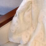 Kids' Chiffon Shirt Manufacturer - Summer Square Collar Bubble Sleeve Short Sleeved Girl