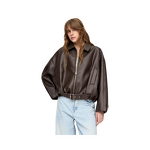 Retro Leather Jacket Manufacturer - Fashionable Outerwear for Women Spring