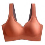 Women's Latex Bra Manufacturer - Without Underwire Gathers Sports No Trace to Pull