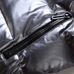 Kids' Vest Jacket Manufacturer - 2025 Parent-child Bright Padded Sleeveless Hooded Thicken Warm