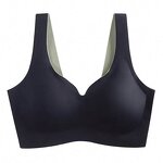 Women's Latex Bra Manufacturer - Without Underwire Gathers Sports No Trace to Pull