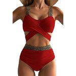 Women's Bikini Manufacturer - 2025 Split Tight Crossover Backless High Elasticity