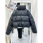 Short PU Puffer Jacket Manufacturer - 2025 Zipper Quilted Winter Warm Thick