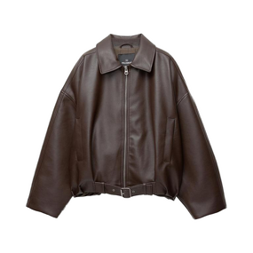 Retro Leather Jacket Manufacturer - Fashionable Outerwear for Women Spring